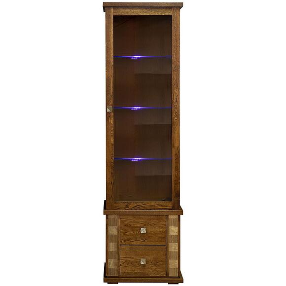 Шкаф с витриной «Тунис» П6.343.0.21 (П343.21-1Ш), Материал: ДСП+шпон, Цвет: Черешня с золочением (Shkaf_Tunis_P343-21SH_chereshnya_zoloto_-1.jpg) Шкаф с витриной «Тунис» П6.343.0.21 (П343.21-1Ш), Материал: ДСП+шпон, Цвет: Черешня с золочением