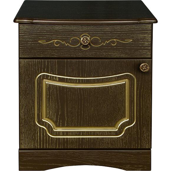 Тумба «Беатрис 2661-01» БМ831 (мускат с зол.), Цвет: мускат с золочением