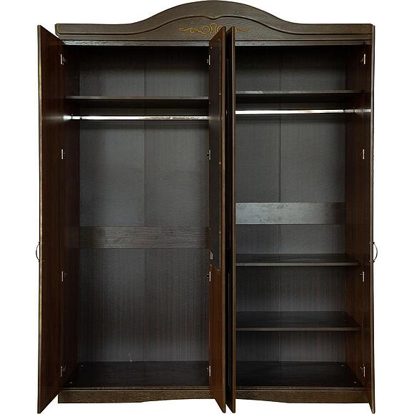 Шкаф для одежды 4д «Беатрис 2663-01» БМ831 (мускат с зол.), Цвет: мускат с золочением