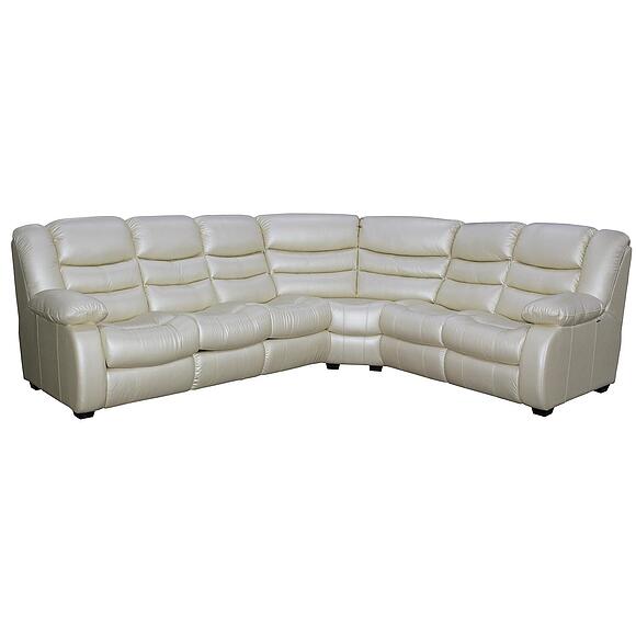 Угловой диван «Манчестер 1» (3мL/R902R/L), Материал: натуральная кожа, Группа ткани: 140 группа