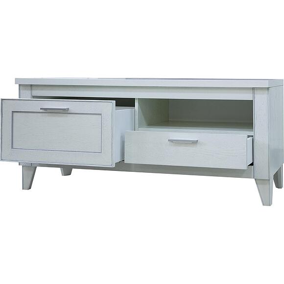 Тумба «Амадей» П6.635.0.02 (П635.02), Цвет: Слоновая кость с серебром