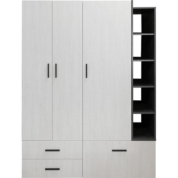 Шкаф комбинированный «Луна» П7.049.1.13, Материал: ЛДСП, Цвет: сосна рандерс + оникс