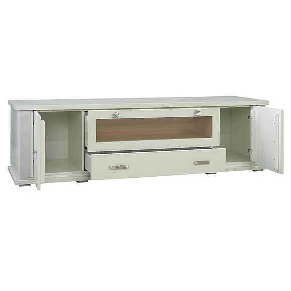 Тумба ТВ «Тунис» П6.343.0.02 (П343.02Ш), Цвет: Слоновая кость с серебром (4J4A1966.jpg) Тумба ТВ «Тунис» П6.343.0.02 (П343.02Ш), Цвет: Слоновая кость с серебром