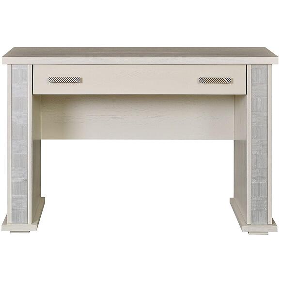 Стол туалетный «Тунис» П6.343.1.07 (П344.07), Материал: ДСП+шпон, Цвет: Слоновая кость с серебром