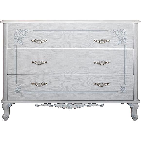 Комод «Флорентина» БМ2.851.1.31(2673), Материал: МДФ, облицованная шпоном дуба, Цвет: белый агат