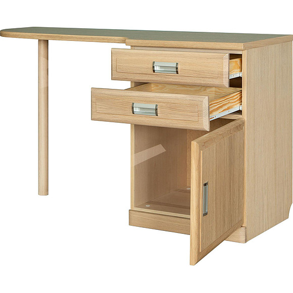 Стол туалетный «Лайма» БМ2.661.1.45, Материал: массив дуба, Цвет: Дуб разбеленный (4J4A3129-kopiya-1-.jpg) Стол туалетный «Лайма» БМ2.661.1.45, Материал: массив дуба, Цвет: Дуб разбеленный