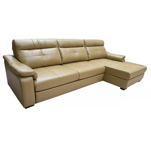 Угловой диван «Барселона 2» (3mL/R8mR/L), Материал: натуральная кожа, Группа ткани: 120 группа