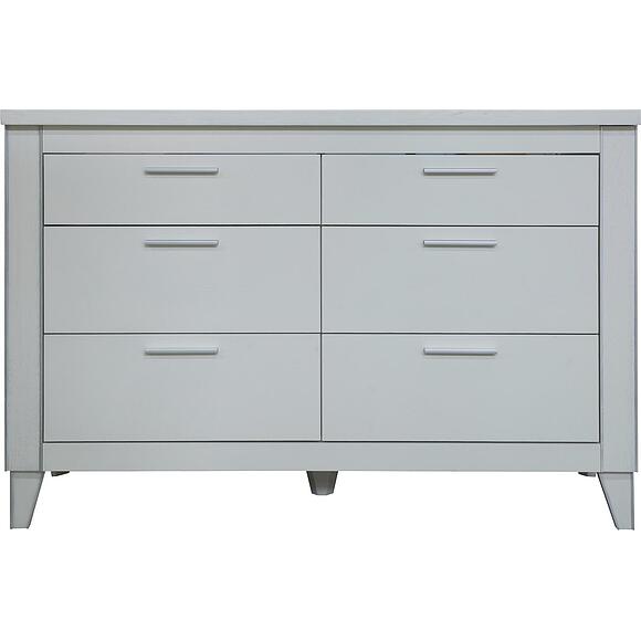 Комод «Амадей» П6.635.1.17 (П635.14), Материал: массив дуба, Цвет: Слоновая кость с серебром