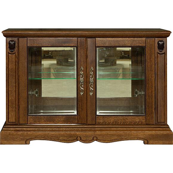 Тумба «Милана 2а» П4.265.2.30(396.30), Материал: массив дуба, Цвет: Черешня