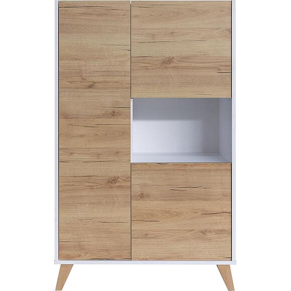 Тумба «Денвер» П6.639.0.03(639.03), Материал: ЛДСП, Цвет: Дуб Кантри золотой + Белый