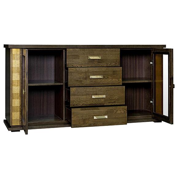 Тумба комбинированная «Тунис» П6.343.0.03 (П343.03Ш), Цвет: Венге c золочением (Venge_s_zolotom_Tumba_kombinirovannaya_Tunis_P343-03SH_.jpg) Тумба комбинированная «Тунис» П6.343.0.03 (П343.03Ш), Цвет: Венге c золочением