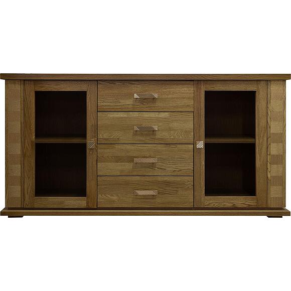 Тумба комбинированная «Тунис» П6.343.0.03 (П343.03Ш), Цвет: дуб рустикаль с золочением (8C3A9108.jpg) Тумба комбинированная «Тунис» П6.343.0.03 (П343.03Ш), Цвет: дуб рустикаль с золочением