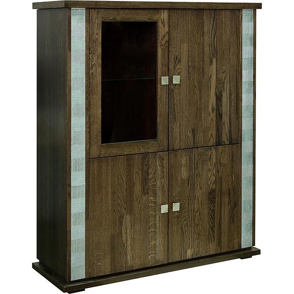 Тумба комбинированная «Тунис» П6.343.0.23 (П343.23/1Ш), Цвет: Венге с серебром (Tymba_kombinirovannaya_Tynis_P343-23-1_venge_s_serebrom___.jpg) Тумба комбинированная «Тунис» П6.343.0.23 (П343.23/1Ш), Цвет: Венге с серебром