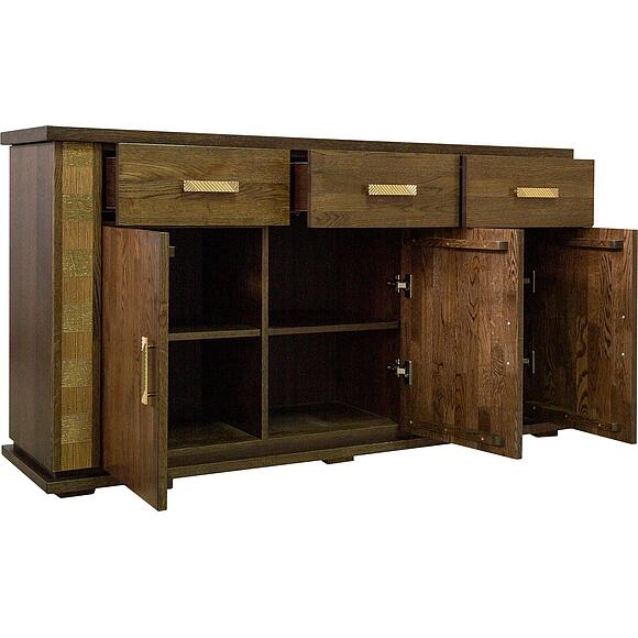 Тумба «Тунис» П6.343.0.09 (П343.09Ш), Цвет: Венге c золочением (4J4A8417.jpg) Тумба «Тунис» П6.343.0.09 (П343.09Ш), Цвет: Венге c золочением