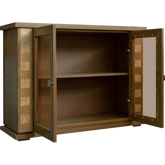 Тумба комбинированная «Тунис» П6.343.0.16 (П343.16Ш), Цвет: дуб рустикаль с золочением (8C3A0637.jpg) Тумба комбинированная «Тунис» П6.343.0.16 (П343.16Ш), Цвет: дуб рустикаль с золочением