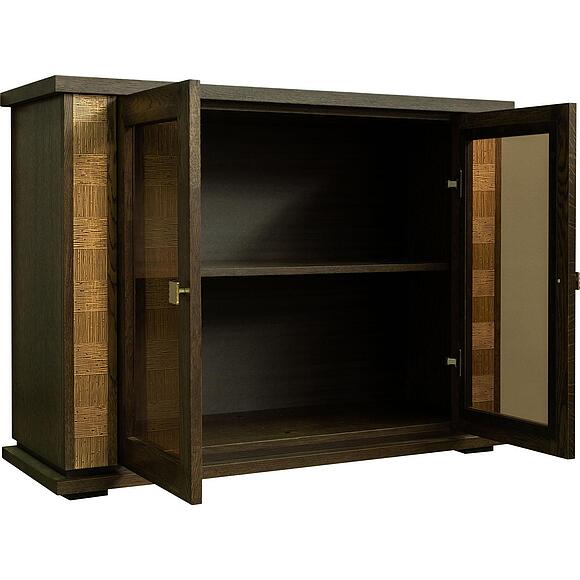 Тумба комбинированная «Тунис» П6.343.0.16 (П343.16Ш), Цвет: Венге c золочением (8C3A0618.jpg) Тумба комбинированная «Тунис» П6.343.0.16 (П343.16Ш), Цвет: Венге c золочением