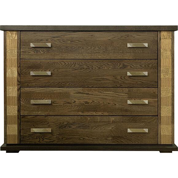 Комод «Тунис» П6.343.1.02 (П344.02), Цвет: Венге c золочением