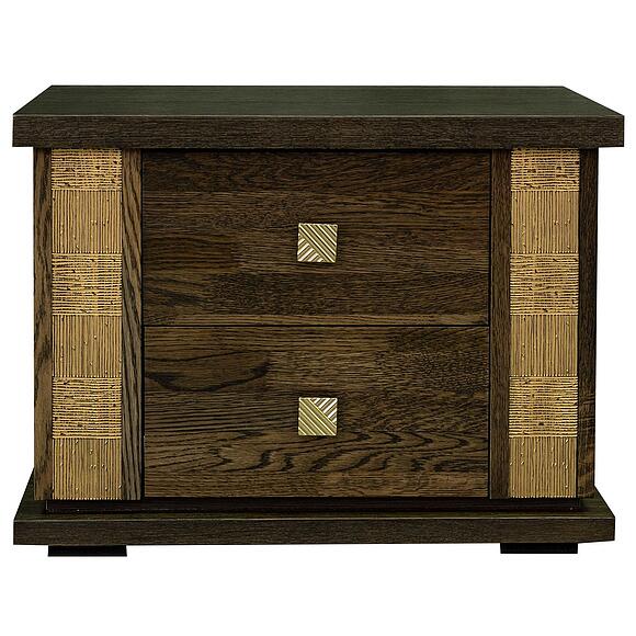 Тумба прикроватная «Тунис» П6.343.1.04 (П344.04), Цвет: Слоновая кость с серебром