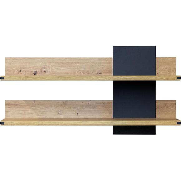 Полка навесная  «Генуа» П3.586.0.42, Материал: ЛДСП, Цвет: Дуб натуральный+Дуб Онтарио