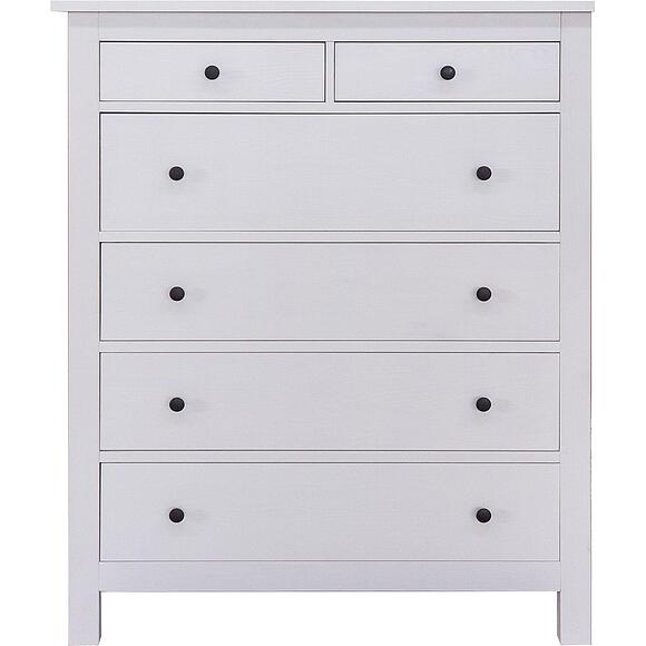 Комод «Нортон» БМ2.768.1.29, Материал: массив сосны, Цвет: Белый воск