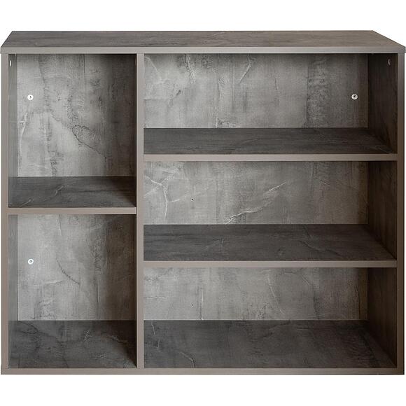 Стеллаж «Луна» П7.049.2.61, Материал: ЛДСП, Цвет: Оникс