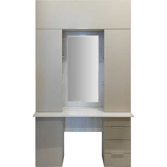 Стол туалетный «Аврора» П6.940.1.02, Материал: ЛДСП, Цвет: Капучино + Ледяное дерево