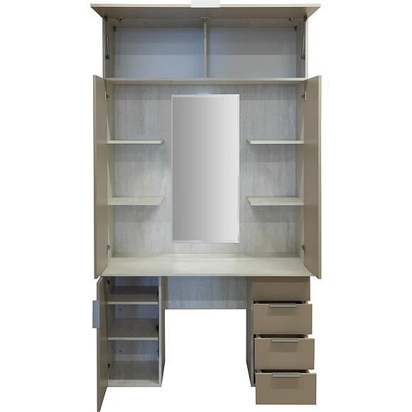 Стол туалетный «Аврора» П6.940.1.02, Материал: ЛДСП, Цвет: Капучино + Ледяное дерево