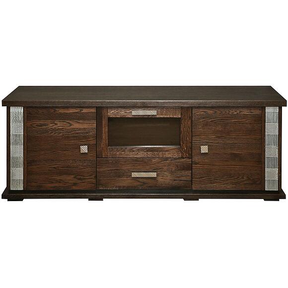 Тумба ТВ «Тунис» П6.343.0.14 (П343.14Ш), Цвет: Венге с серебром (tumba_tv_tunis_p343_14sh_venge_2.jpg) Тумба ТВ «Тунис» П6.343.0.14 (П343.14Ш), Цвет: Венге с серебром