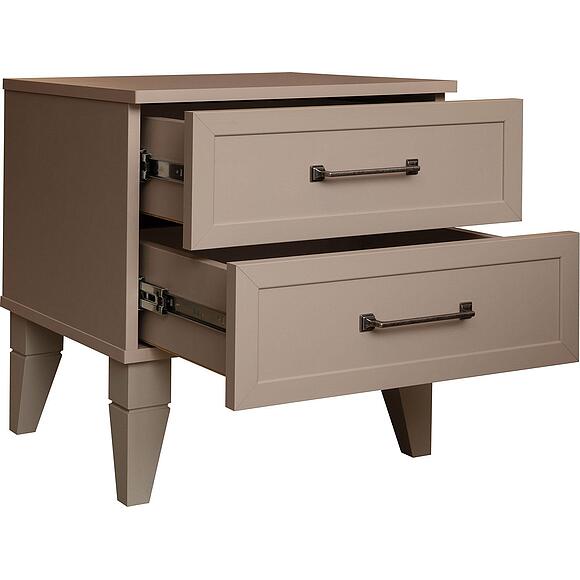 Тумба прикроватная «Наполи» П7.054.1.24, Материал: ЛДСП+МДФ, Цвет: Капучино 806 PO