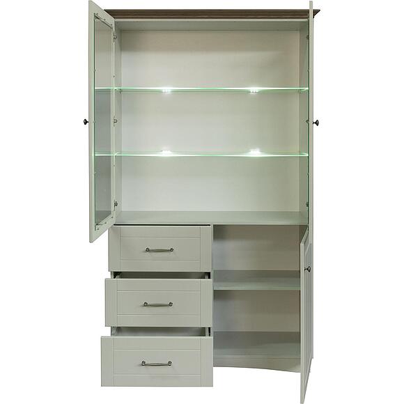 Шкаф «Шанталь» П6.952.0.03, Материал: ЛДСП, Цвет: Пепел+Дуб Сахара