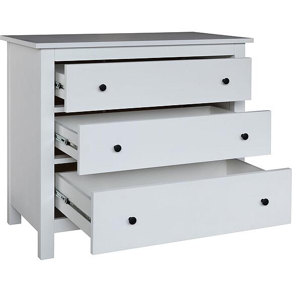 Комод «Нортон» БМ2.768.1.61, Материал: массив сосны, Цвет: Белый воск