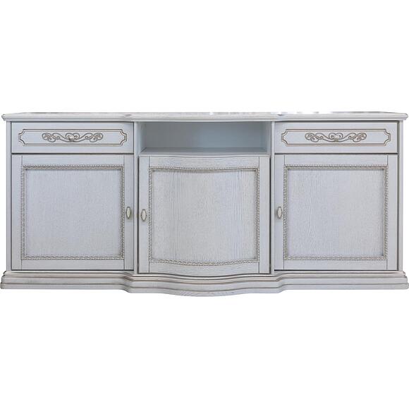 Тумба ТВ «Бристоль» П3.588.0.03, Цвет: Молоко + розовый жемчуг