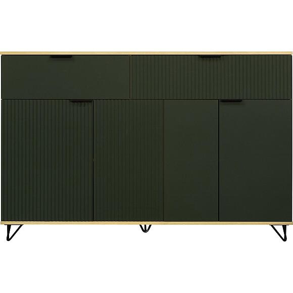 Тумба «Рокси» П6.948.0.04, Материал: ЛДСП, Цвет: Грин Софт+Дуб Кантри золотой