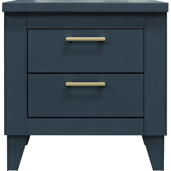 Тумба прикроватная «Амадей» П6.635.1.04, Материал: массив дуба, Цвет: Королевский синий
