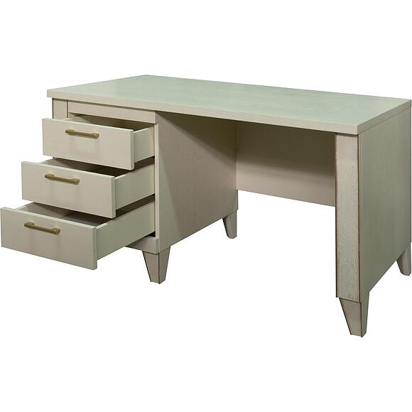 Стол письменный «Амадей» П6.635.2.18-01 (П6.635.0.18), Материал: массив дуба, Цвет: Античная темпера с золочением