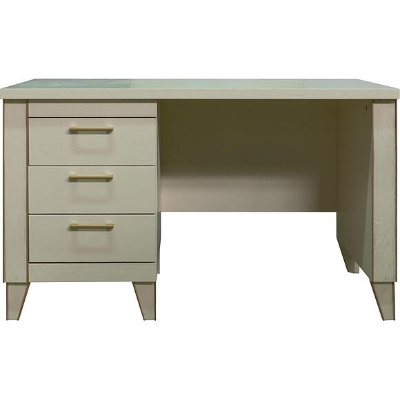 Стол письменный «Амадей» П6.635.2.18-01 (П6.635.0.18), Материал: массив дуба, Цвет: Античная темпера с золочением