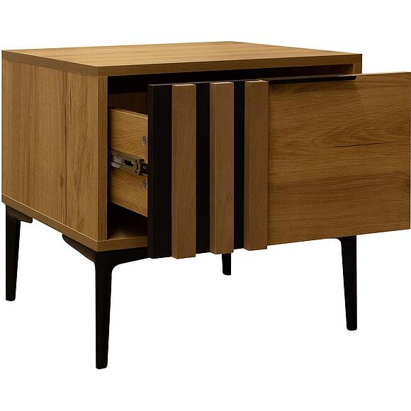 Тумба прикроватная «Деко», Материал: ЛДСП, Цвет: Дуб наварра