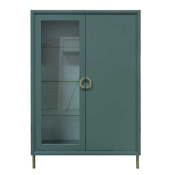 Шкаф 2д «Флора» П6.980.0.03, Материал: ЛДСП, Цвет: Зелёный самшит