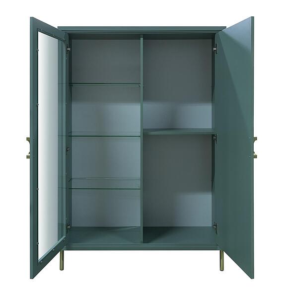 Шкаф 2д «Флора» П6.980.0.03, Материал: ЛДСП, Цвет: Зелёный самшит