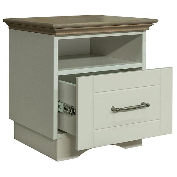 Тумба прикроватная «Шанталь» П6.952.1.04, Цвет: Пепел+Дуб Сахара