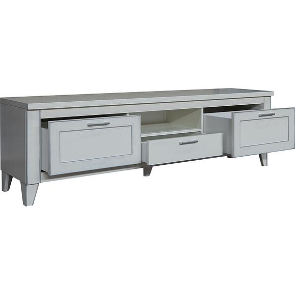 Тумба «Амадей» П6.635.0.10, Цвет: Слоновая кость с серебром