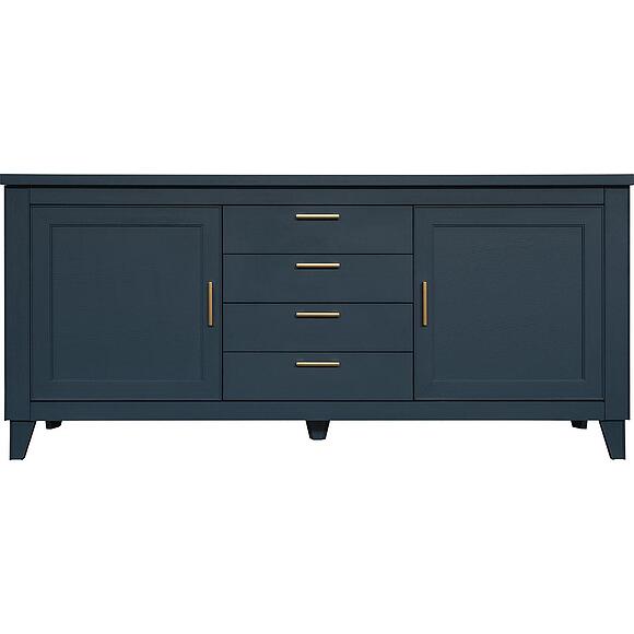 Тумба «Амадей» П6.635.0.11, Материал: массив дуба, Цвет: Королевский синий