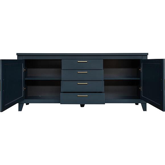 Тумба «Амадей» П6.635.0.11, Материал: массив дуба, Цвет: Королевский синий