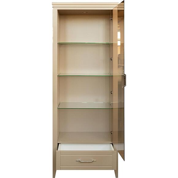 Шкаф-витрина «Орли» П3.590.0.01, Материал: МДФ, Цвет: Капучино