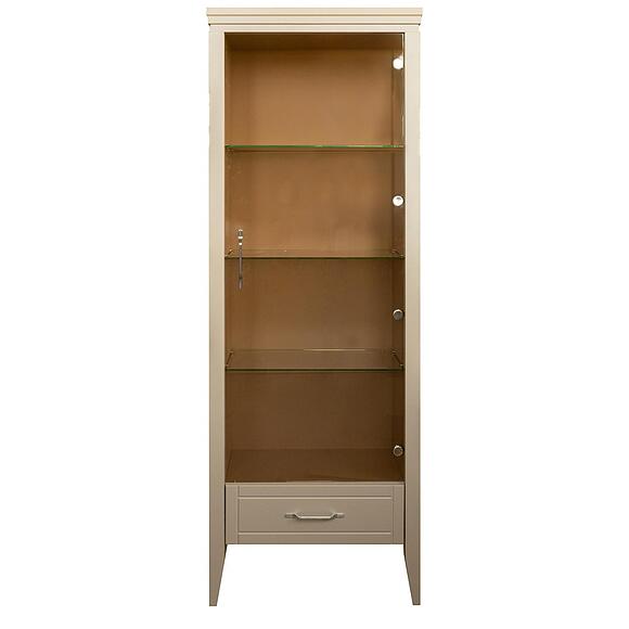 Шкаф-витрина «Орли» П3.590.0.01, Материал: МДФ, Цвет: Капучино