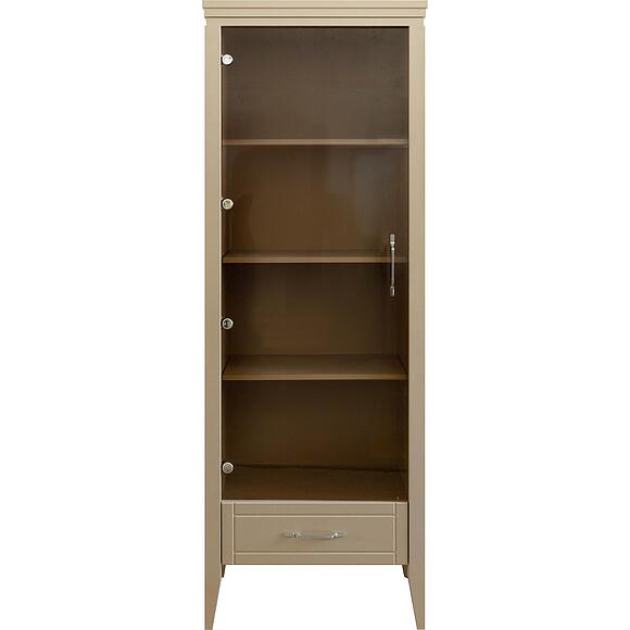 Шкаф-витрина «Орли» П3.590.0.06, Материал: МДФ, Цвет: Капучино