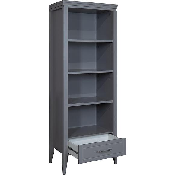 Стеллаж «Орли» П3.590.2.01, Материал: МДФ, Цвет: Платина