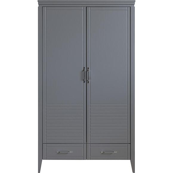 Шкаф для одежды 2д «Орли» П3.590.1.03, Материал: МДФ, Цвет: Платина