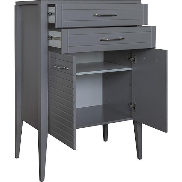 Тумба «Орли» П3.590.1.08, Материал: МДФ, Цвет: Платина