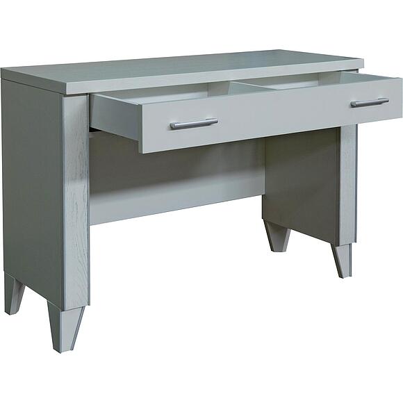 Стол туалетный «Амадей» П6.635.1.15, Материал: ДСП, облицованная шпоном дуба, Цвет: Слоновая кость с серебром